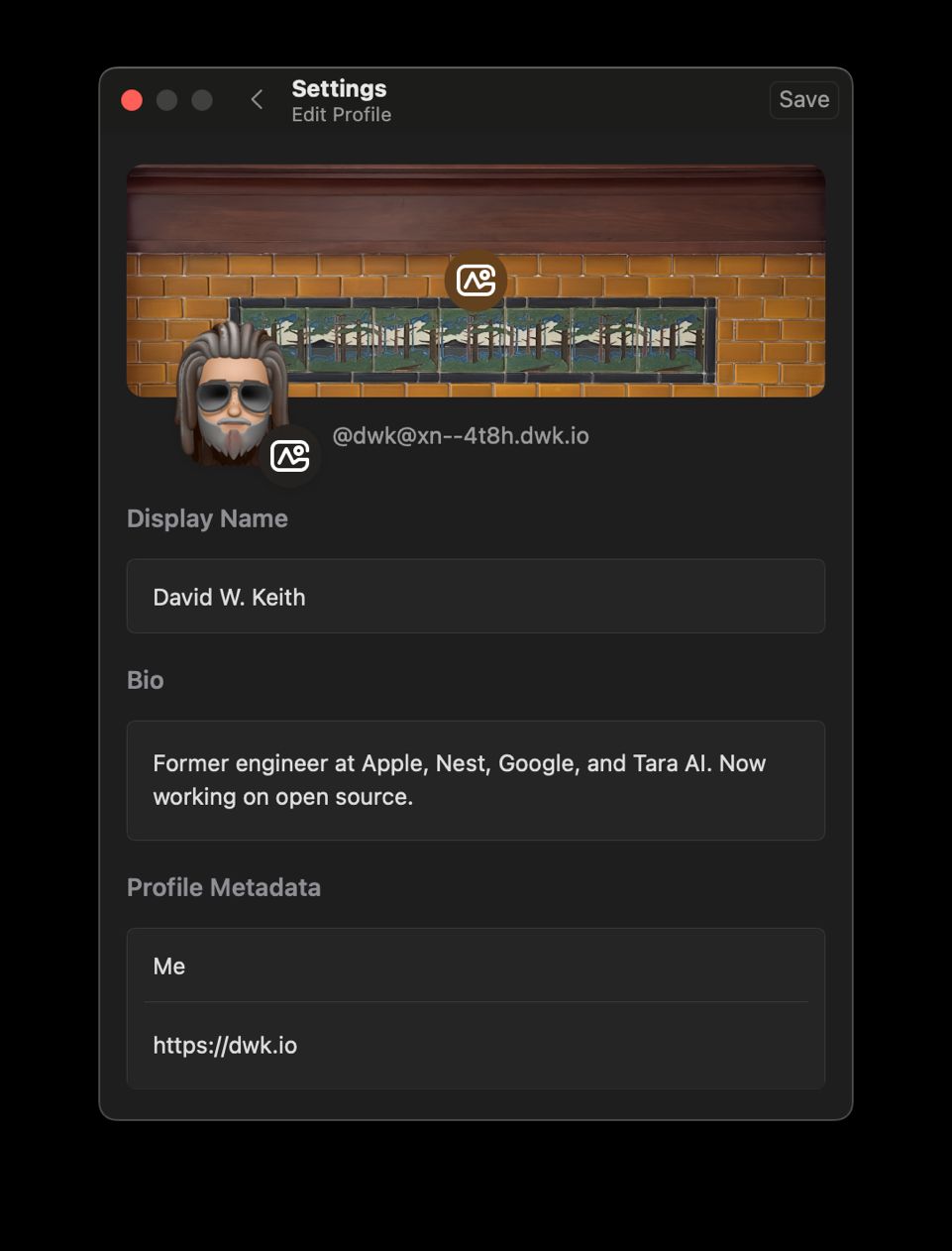 Ivory Mastodon Profile